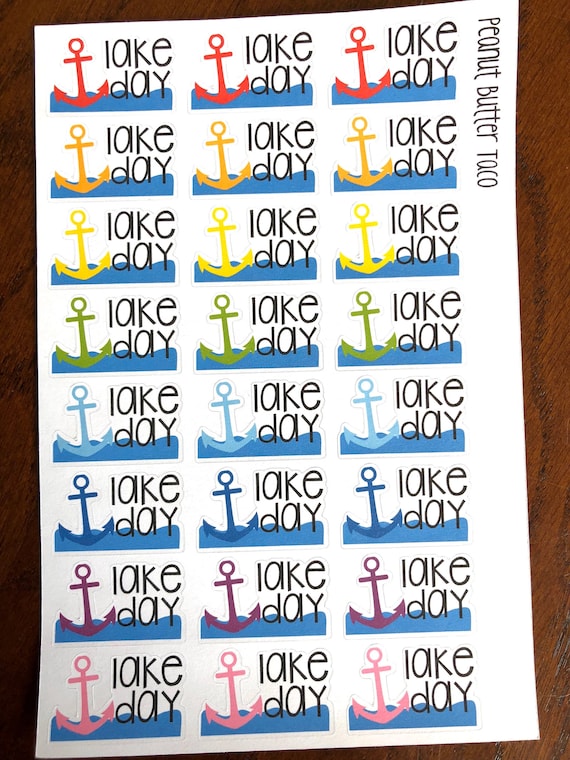 Late Summer - Watercolor Planner Stickers MINI - Monthly Dates