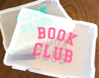 Book Club Storage Box - Annotation Box - Bookmark Storage - Sticker Storage - Marker Pen Pencil Case - Bookworm Gift - Bookish Gift