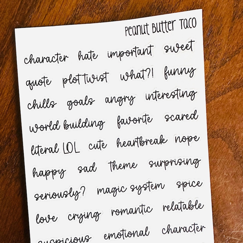 Bookmark Annotation Kit - Choose Your Own Topics - Annotation Tabs - Bookworm Gift - Bookworm Kit - Annotate Books Kit - Reading Stickers image 2