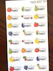 Farmers Market Planner Stickers - Market Stickers - Grocery Shopping Stickers - Fruit and Vegetables Stickers - Food Groceries Stickers 