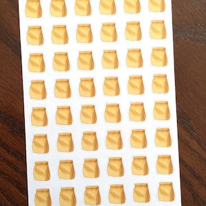 Lunch Bag Stickers - Lunch Stickers - Lunch Planner Stickers - Paper Bag Stickers - Pack Lunch Stickers - School Stickers - Lunch Bags