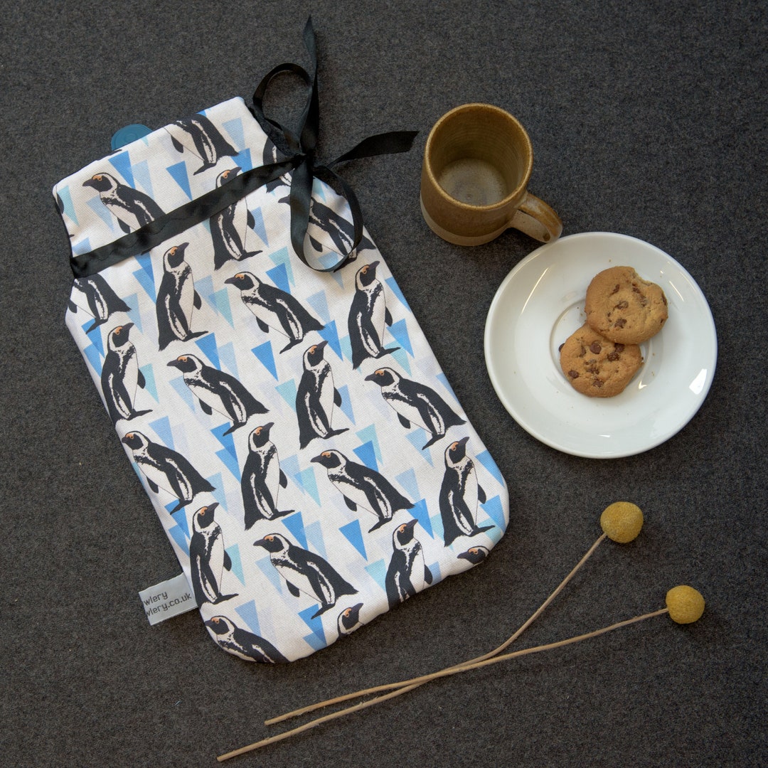 African Penguin Print Hot Water Bottle - Winter - Penguin Gift ...