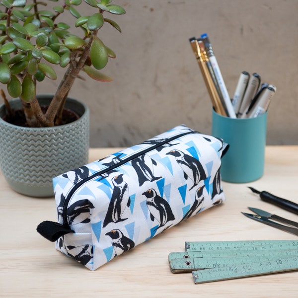 African penguin Print Pencil Case, papeterie, étui à stylo, école, fournitures de bureau, cadeau d’artiste, cadeau pour étudiants, cadeau de fin d’études, pochette