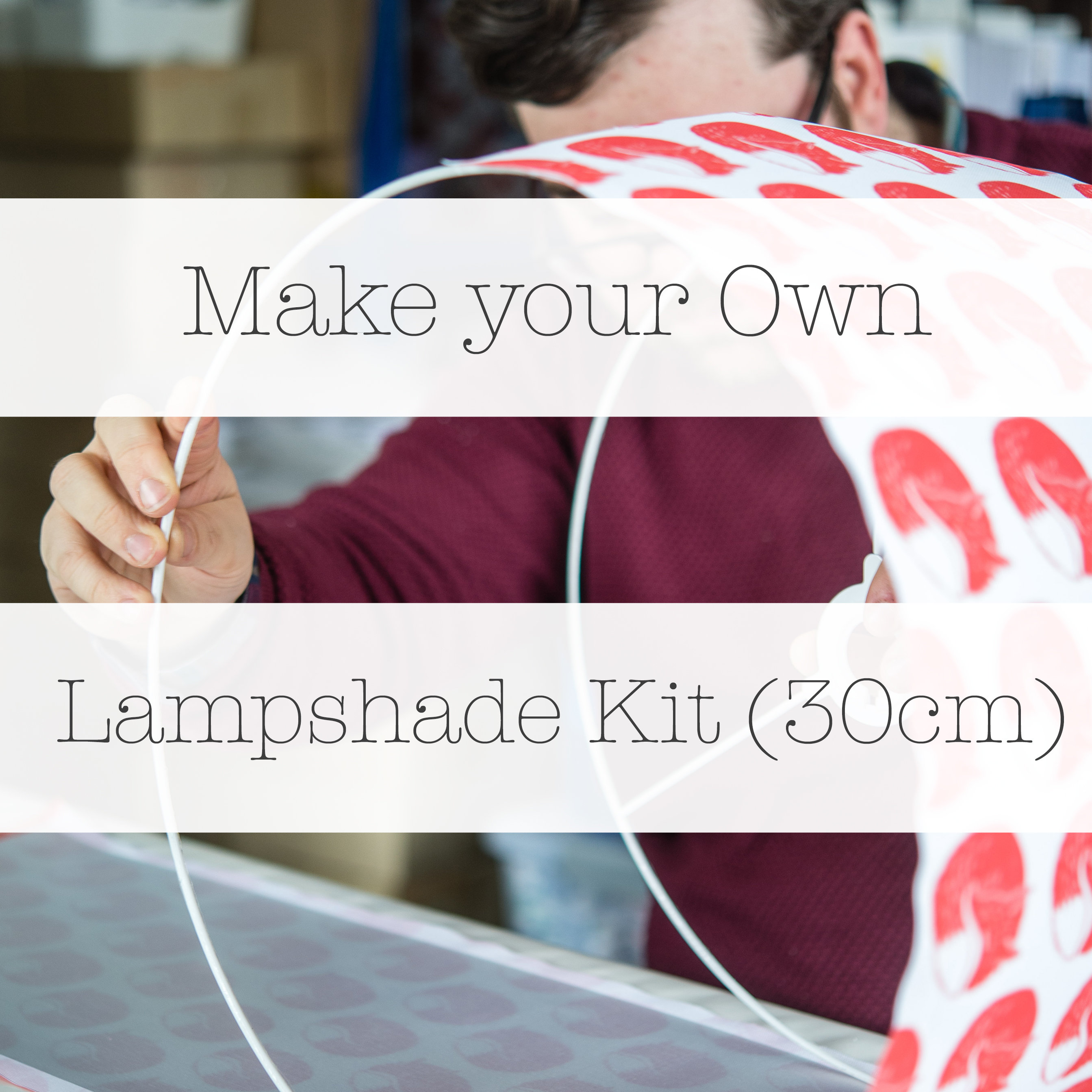 Make Your Own 30cm Lampshade Making Kit Craft Make Your Own 30cm Lampshade, Make Your Own Lampshade Kit