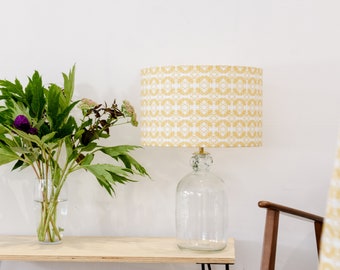 Bee Print Lampshade - repeat pattern - contemporary shade - graphic lampshade - animal print - modern lighting - home lighting - designer