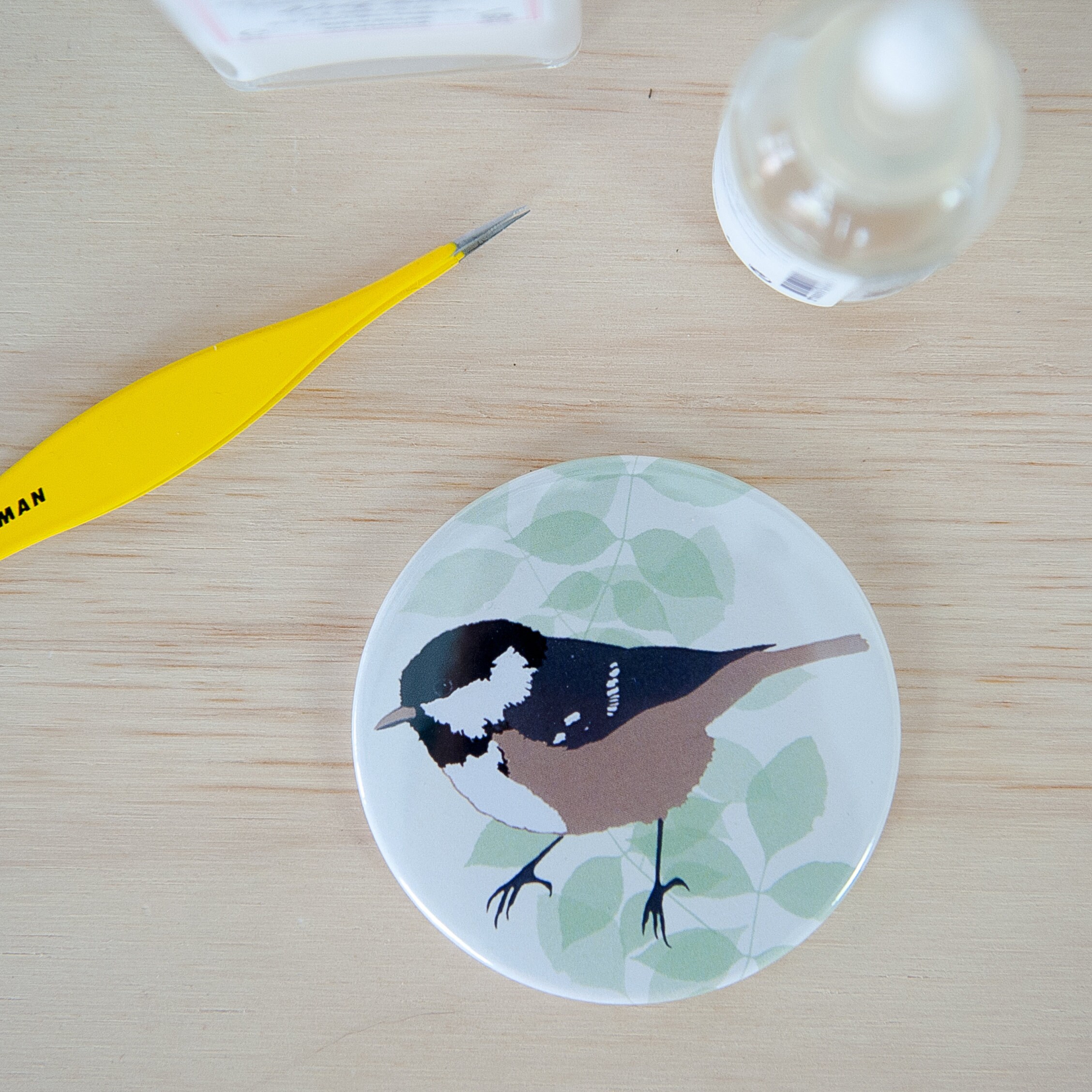 Coal Tit Pocket Mirror Gift for Teens Girls Mum Make Up - Etsy Canada