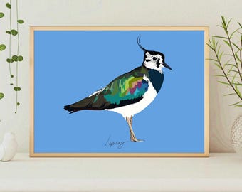 A4 Lapwing Print