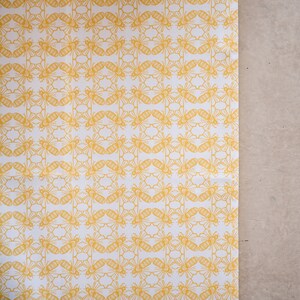 Bee Print cotton drill - fabric by the meter, half meter - exclusive craft fabric - interior, children&#39;s, kids fabric - patterned