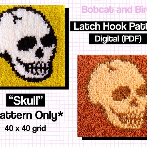 Digital Download 40x40 Cow Print Latch Hook Pattern PDF - Etsy