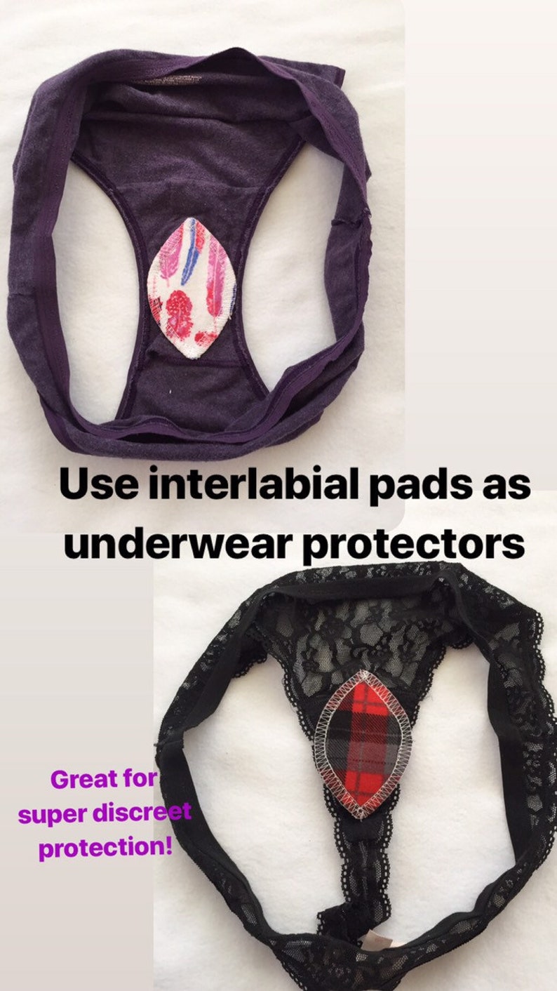 Reusable Interlabial Pad Arrows