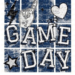 Navy Game Day PNG