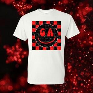 Checkerboard GA Smiley PNG