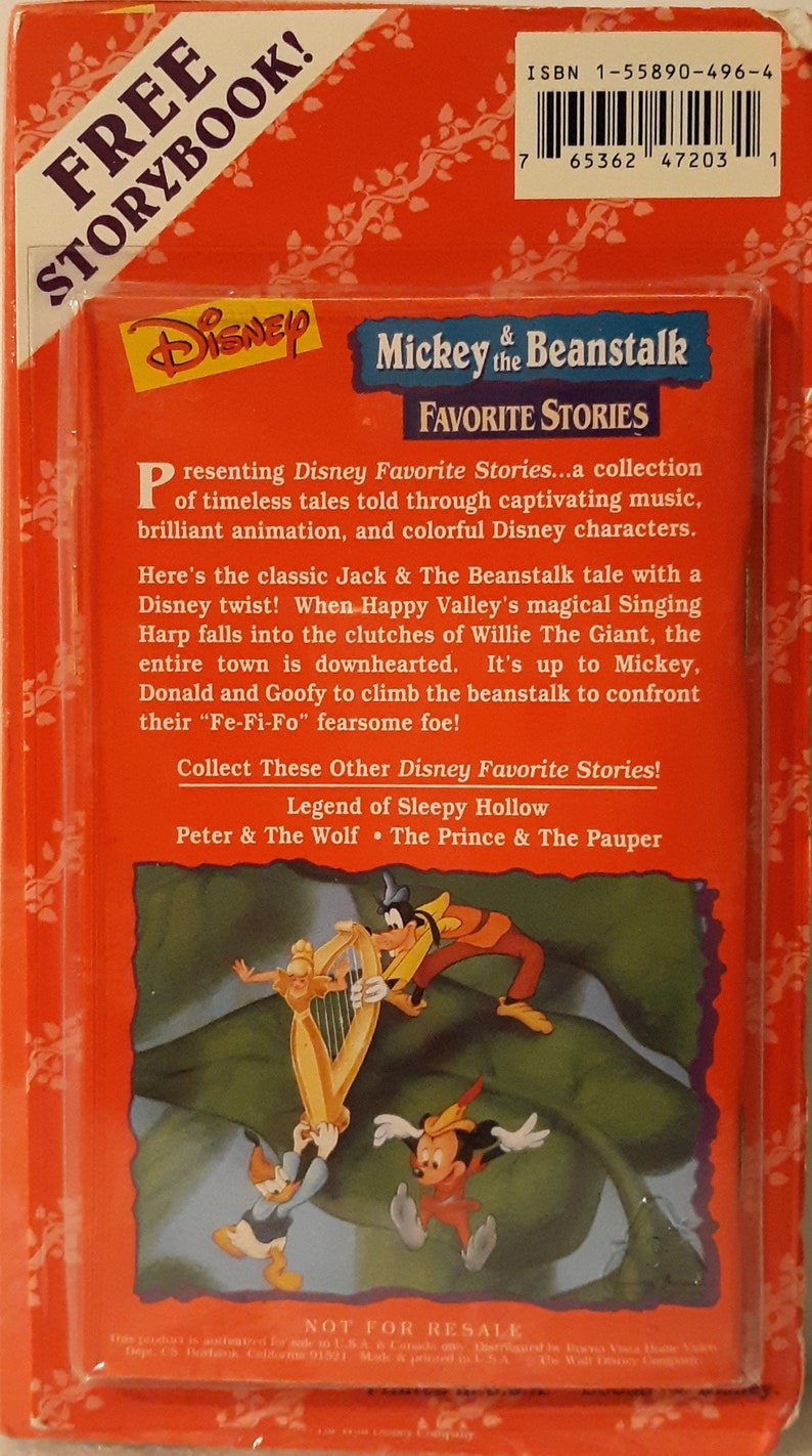Mickey and the Beanstalk Favorite Stories with Attached Etsy