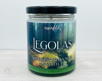 Legolas & Thranduil Candle | The Hobbit Inspired Scented Soy Candle
