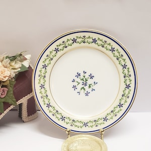 Trocadero Salad Plate by Charles Ahrenfeldt Limoges France, Wright Tyndale & Van Roden Philadelphia Marked on Back