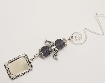 Handmade Guardian Angel Photo Charm Memorial Charm is Cherished Gift Keepsake Thoughtful Token of Remembrance Keep Memories Close to You
