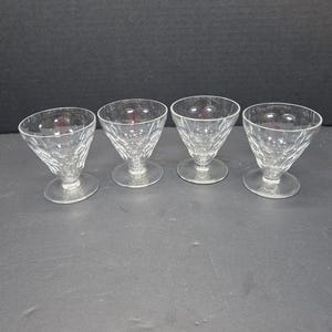 Baccarat  Brindisi Cut crystal small cocktail liquor or juice glasses 3 1/8&quot; MINT