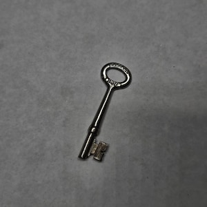 Antieke Sargent 39B Skeleton deurslot insteekslot sleutel