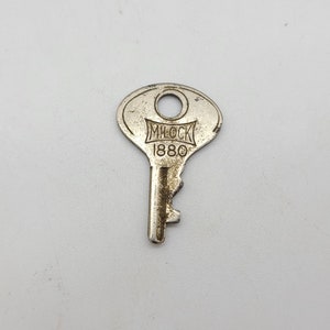 Milock Milwaukee stamping 1880 Trunk/luggage steamer or chest key