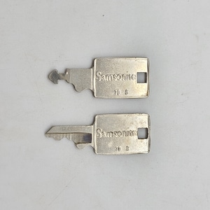 pair of samsonite Luggage Keys 2 different keys 70-S