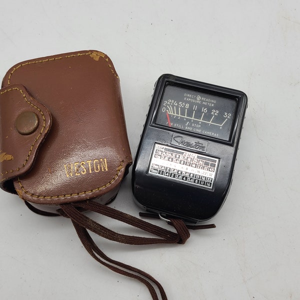 Vintage weston direct reading exposure meter