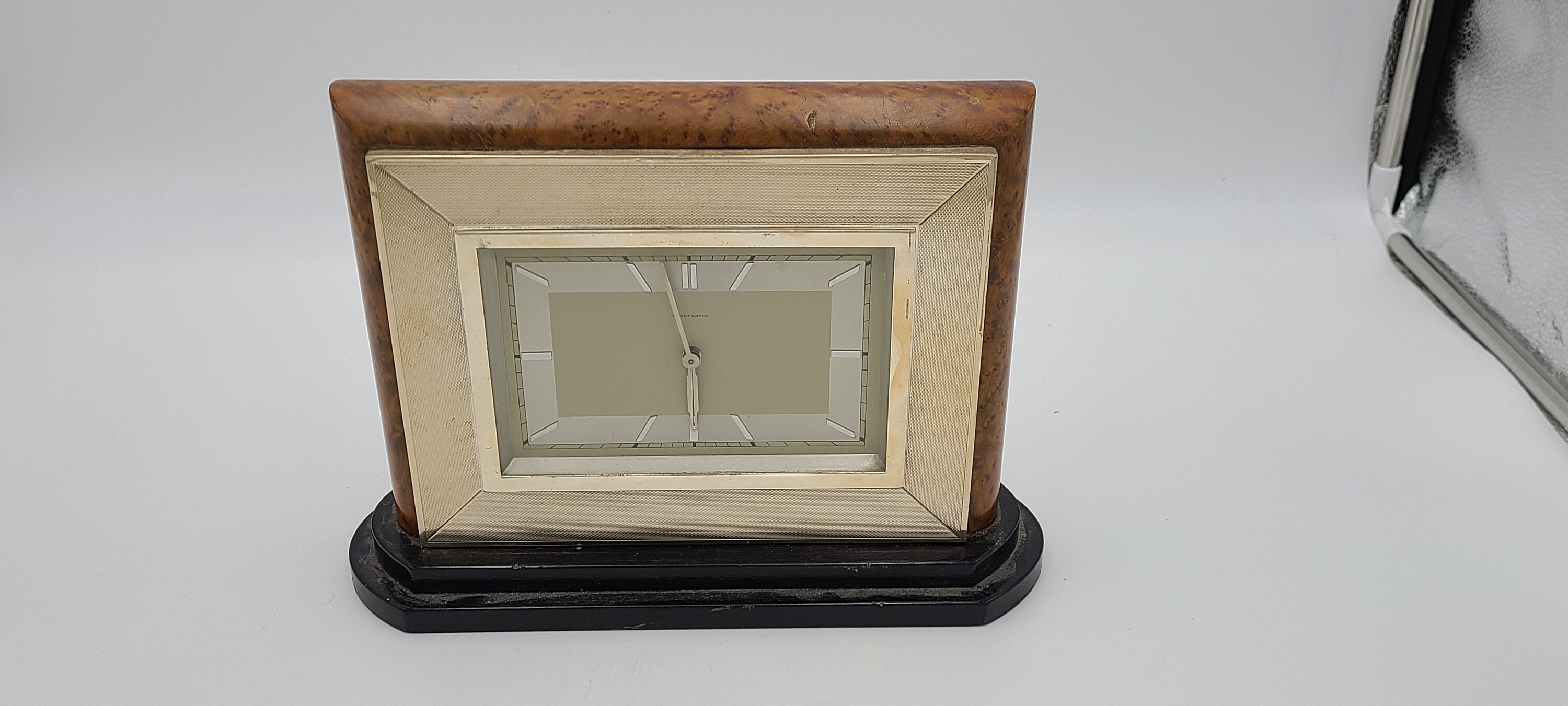 Art Deco Monet Watch Table/mantle Clock Birds Eye Maple - Etsy