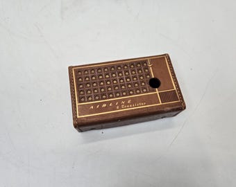 ヴィンテージ エアライン 6 トランジスタラジオ レザーケース ポーチのみ