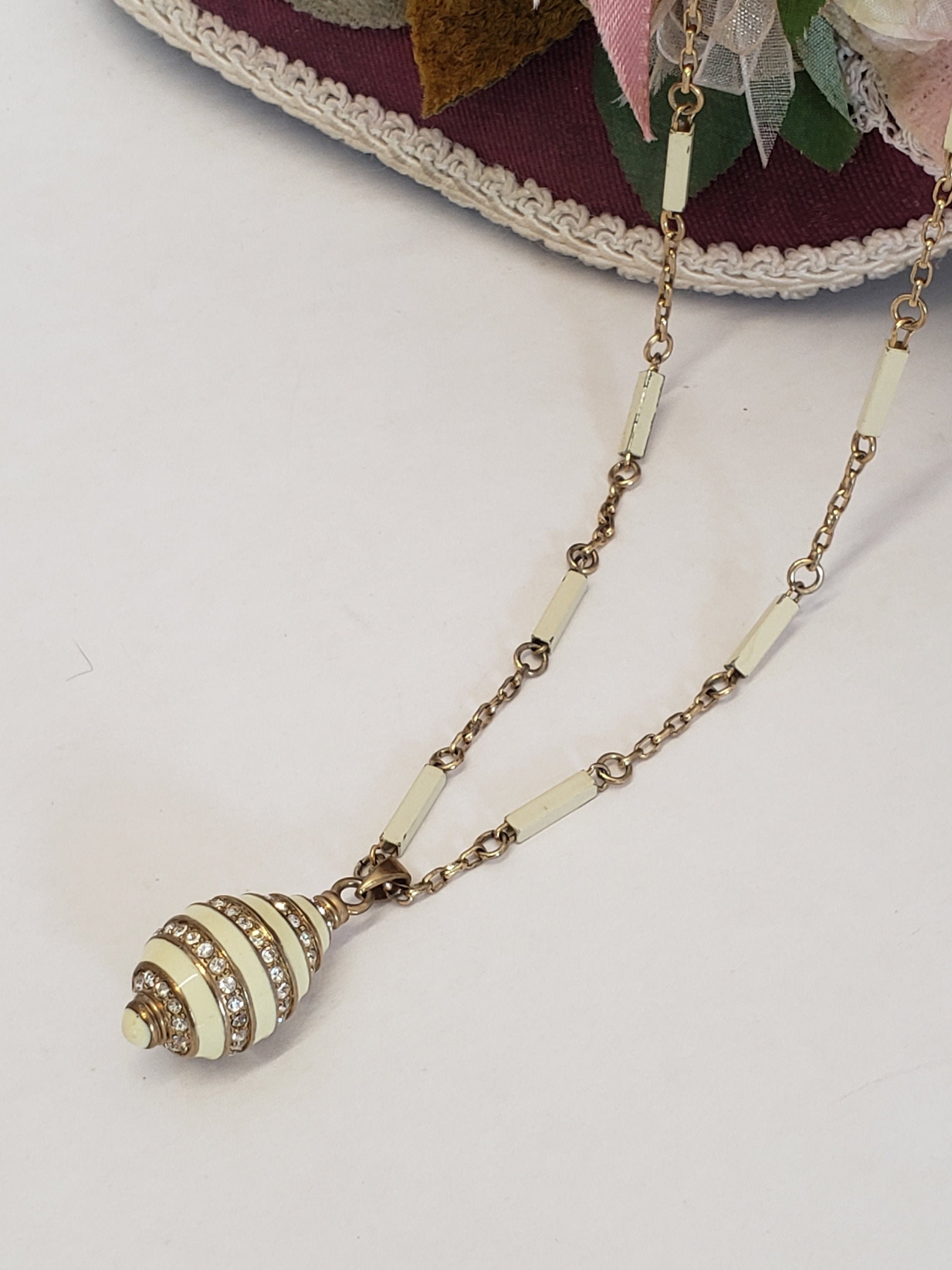Crystal Ball Pendant Necklace 