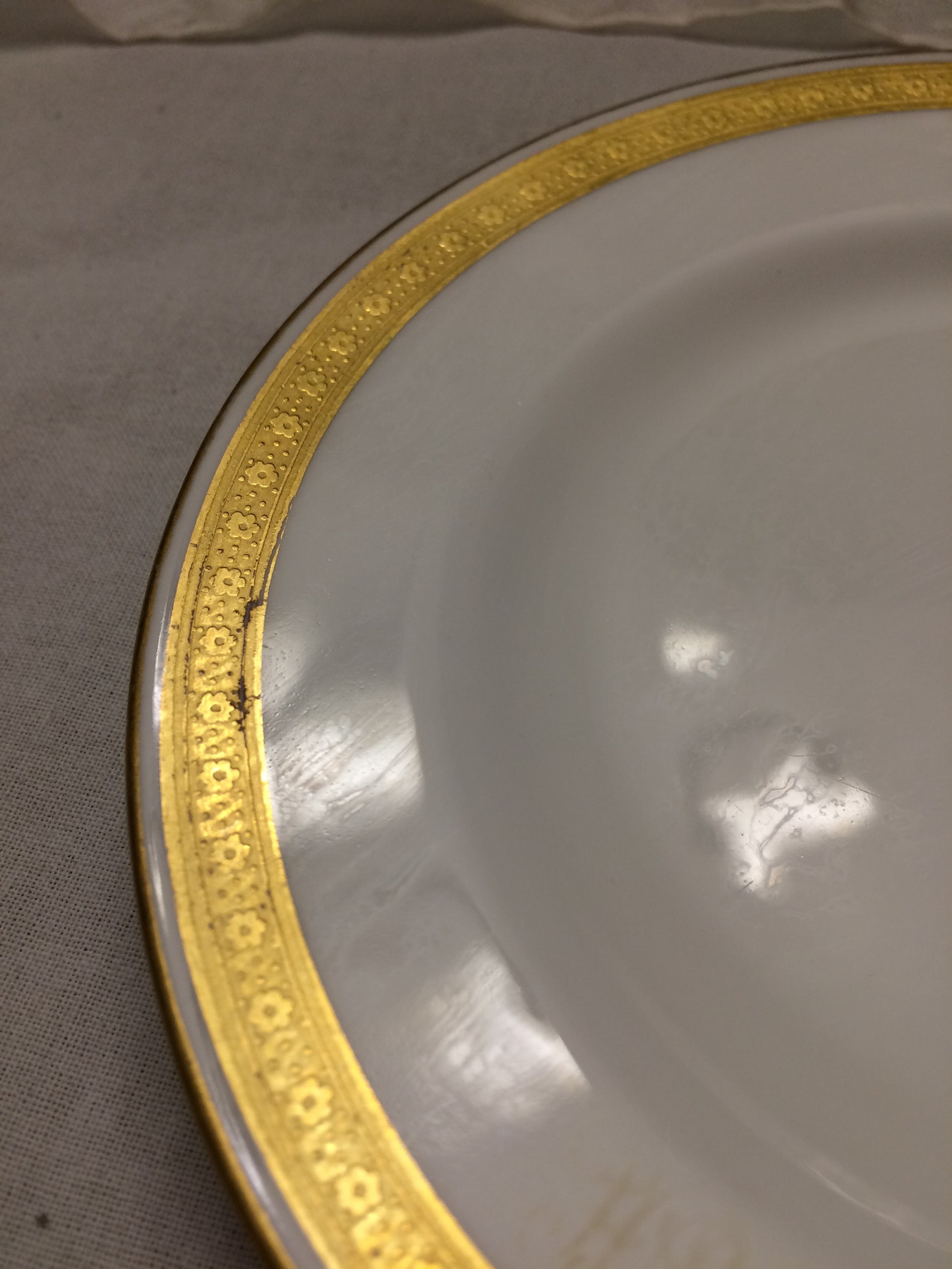 Vintage Mintons Gold Rim dessert plateDavis Collamore & Co NY Etsy
