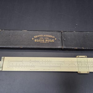 Early rare Keuffel & Esser 4092 Slide ruler in original box