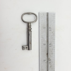 Early Antique Furniture lock or drawer cabinet Key Barrel Key