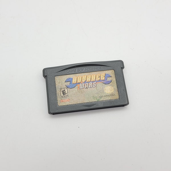 Vintage Gameboy Advance Game Advance War rare game cartridge