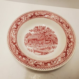 Mid century Memory lane 8 1/2&quot; Soup bowls
