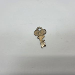 Long Lock Co D60 Trunk/steamer Antique luggage Key