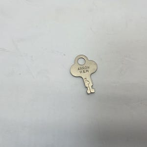 Vintage Arrow H&H 2 position electrical lock key switch key