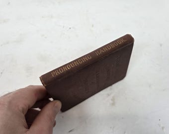 Antikes 1873 Ausdruck-Handbuch von Soule Campbell Wörtern die oft falsch ausgesprochen werden