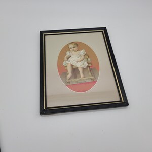 Antik 1890er Jahre Mellin's Food Our Baby Werbung Trade Karte Schön gerahmt