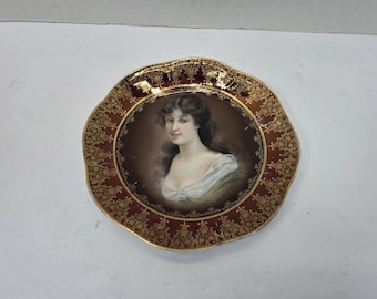 Antique Royal Vienna Austrian Porcelain Plate 7 1/4