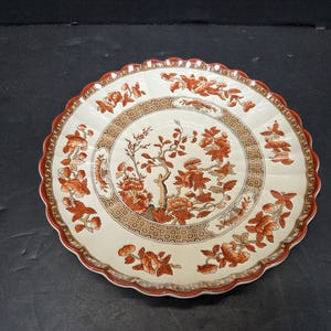 Copeland Spode Indianerbaum Cremesuppen Untertassen/Platzteller 18 cm alte Marke Rückstempel