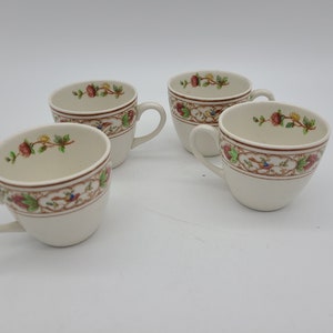 Lot of 4 antique Cauldon demitasse Tea cups