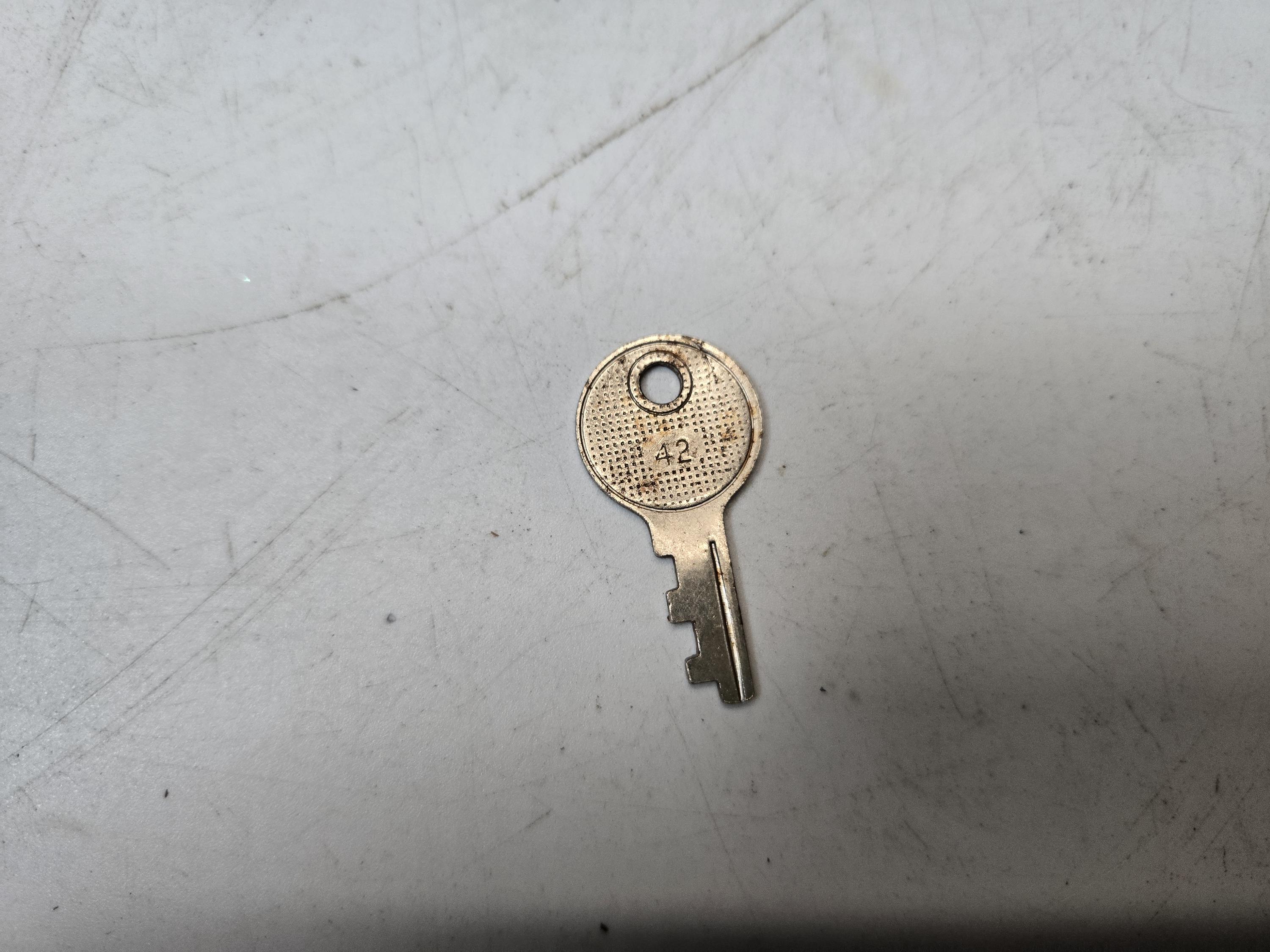Antique Original Excelsior 42 #42 Luggage Key Harley Davidson