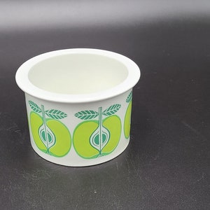 Vintage Arabia Finland pomona   Green apple Jam jar with NO cover