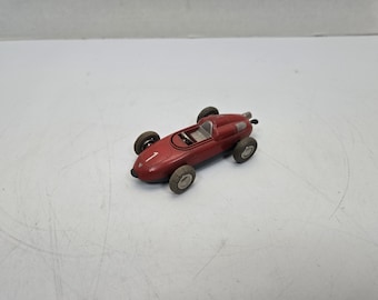 Schuco Micro Racer 1037 Red Porsche Car #1 Antique wind up metal toy germany