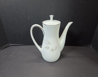 Vintage Noritake Rosay Teapot/Coffee pot MINT condition