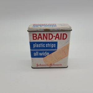Bandaid Storage With Sliding Lid Ointment Storage Bandaids Box Band-aid Jar  Travel Containers Travel Cases Bathroom Storage Vanity Container 