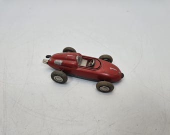 Schuco Porsche Formel 1037 シュコーミニカー ポルシェ Schuco Micro Racer 1037 Red Porsche Car #1 Antique Wind up Metal