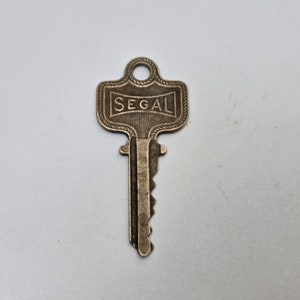Antiek Segal hangslot deurslot Master key