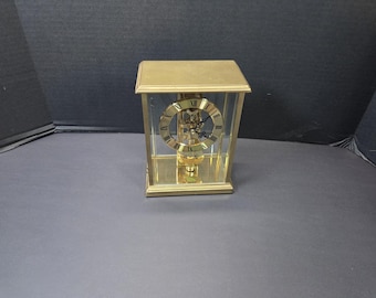 Marion Kay Silver Orbit Numismatic Clock Model No.14 Vintage Made