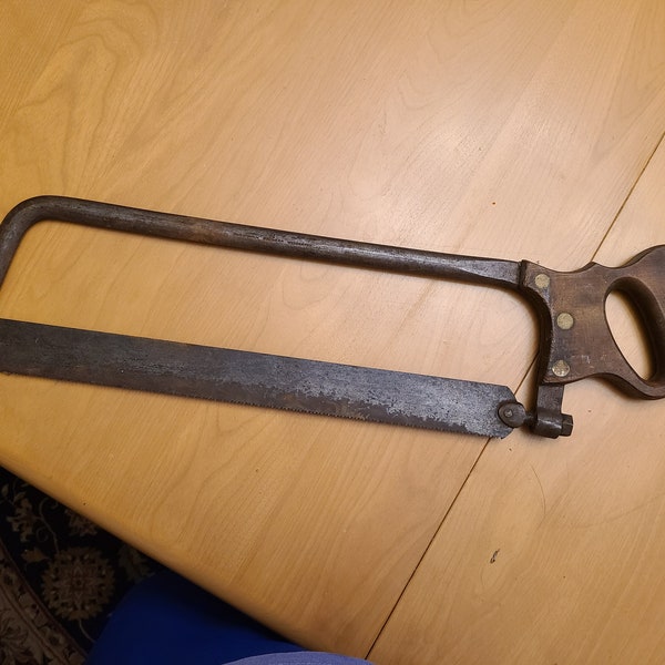 Antique Meat Saw Etsy