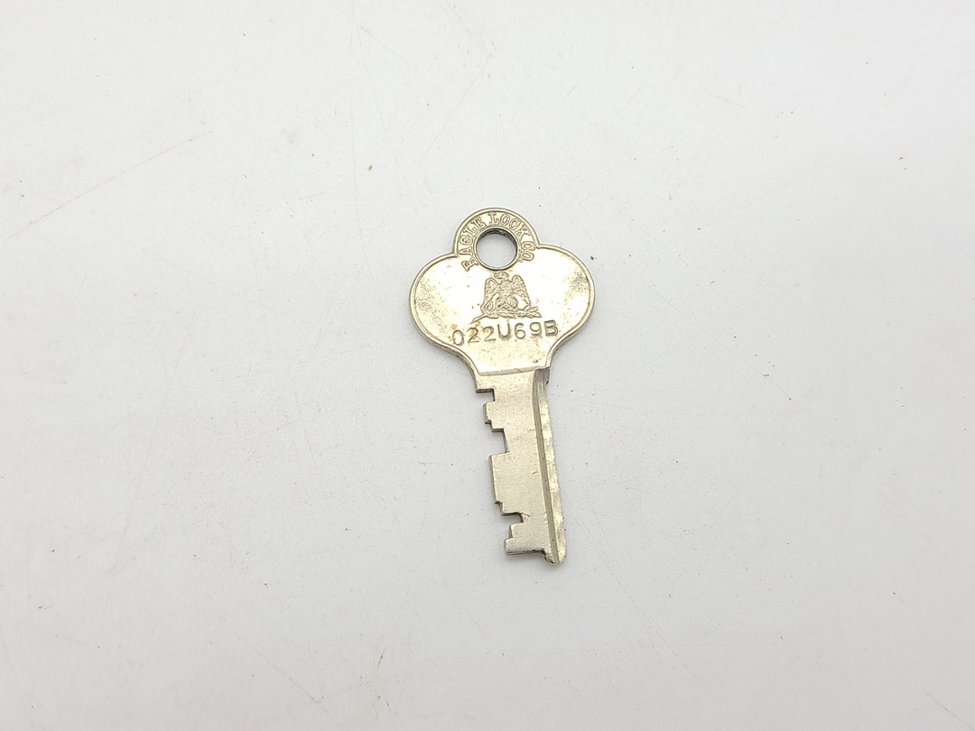 Antique Steamer Trunk Key Eagle Lock Co 022u69b Etsy